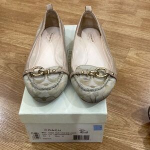 Coach Slip on loafers Shoes Haze Khaki Canvas